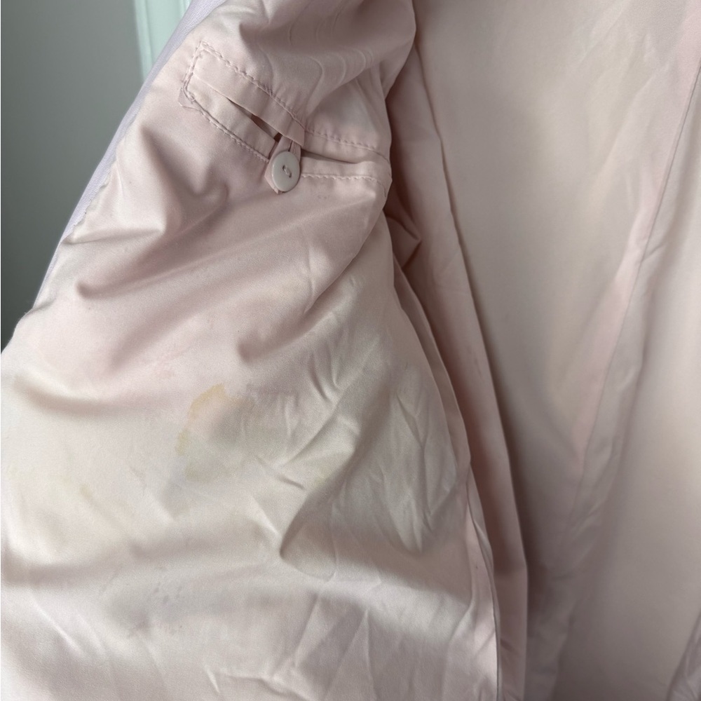 Lamarque Galia Feather Trim Blazer Pink Parasol - M/L - Picture 9 of 12